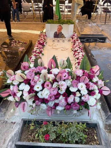 عکس مزار جانباز حاج سعید زارعی