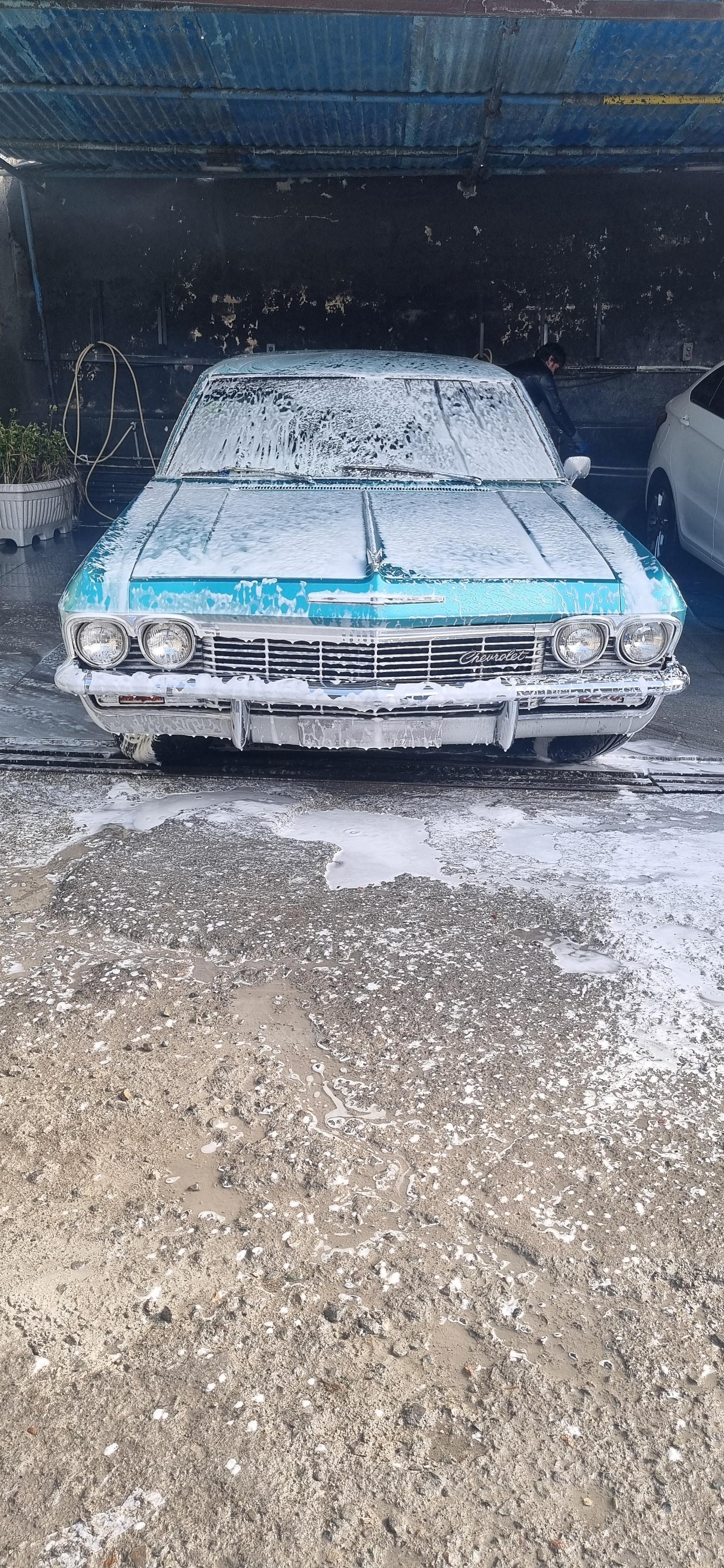 عکس کارواش آبشار