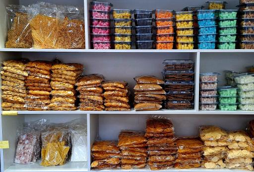 عکس پولک و نبات حاج عبدالله