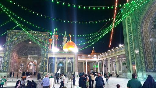 عکس صحن مسجد اعظم قم 