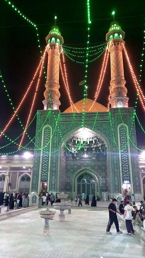 عکس صحن مسجد اعظم قم 