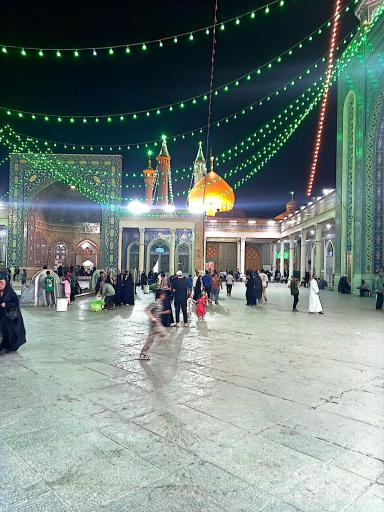 عکس صحن مسجد اعظم قم 