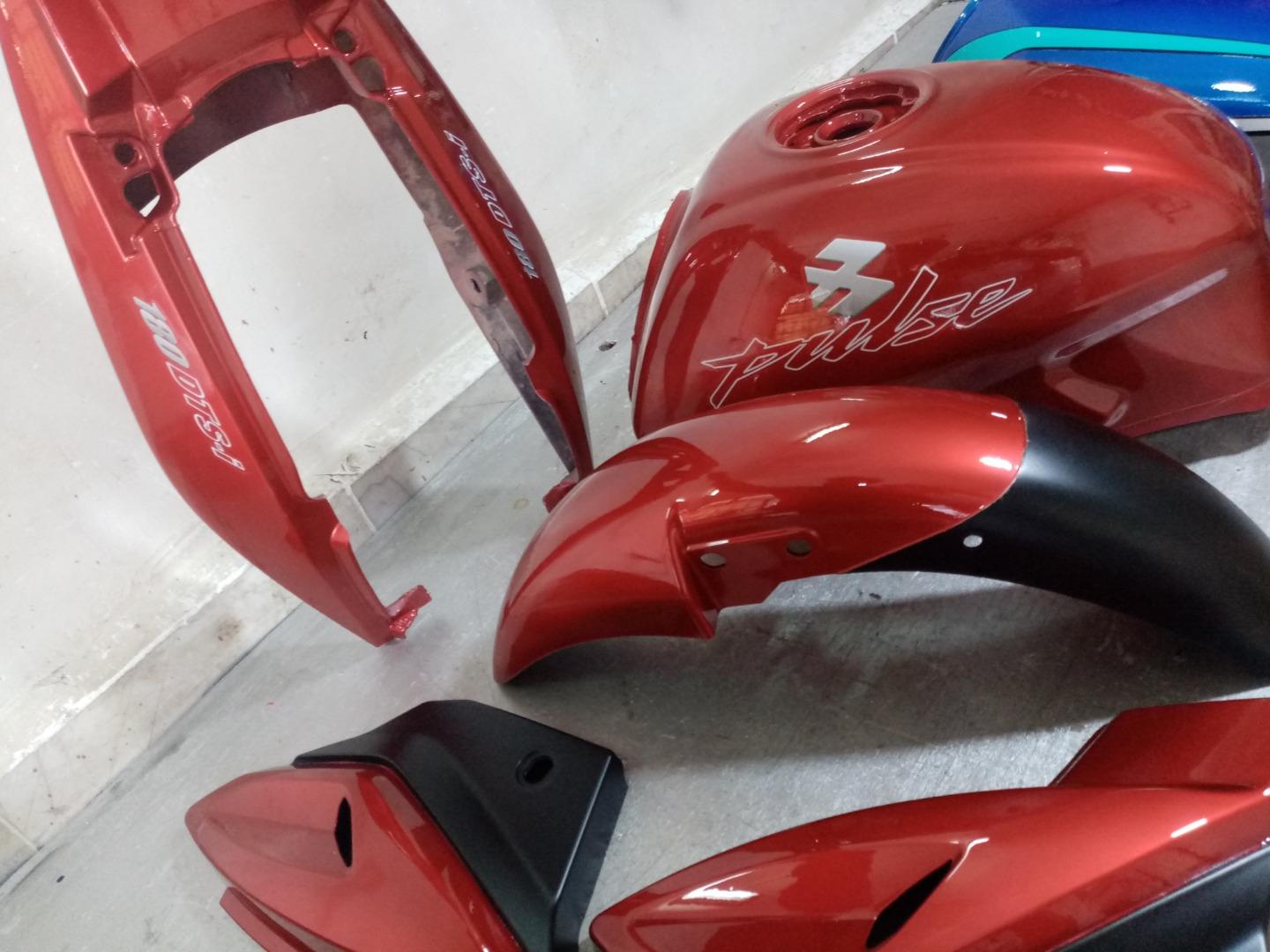 عکس نقاشی موتورسیکلت وفایبرگلاس داود