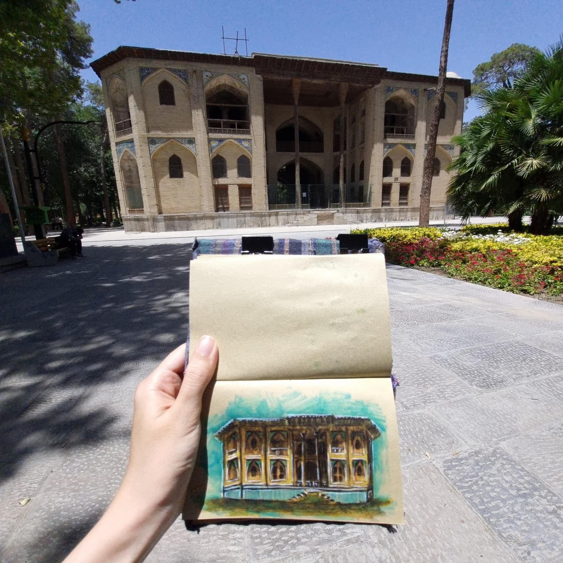 عکس کاخ و عمارت هشت بهشت