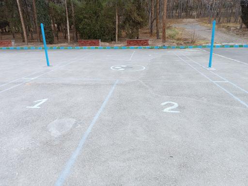 عکس زمین بدمیتون