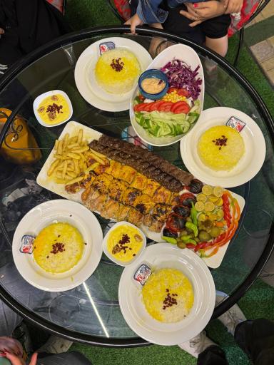 عکس باغ رستوران هزار و یک 1001 شب