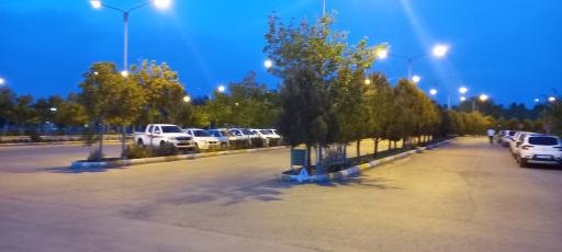 عکس پارکینگ استخر و سونای پایگاه هوایی هشتم شکاری 