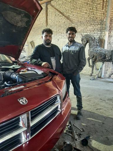 عکس تعمیرگاه جلوبندی علی