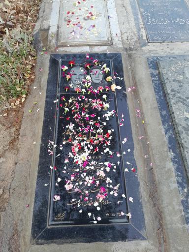 عکس آرامگاه مرحوم جواد جاوید نژاد