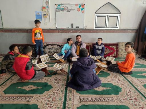 عکس جلسه قرآن حضرت علی اصغر (ع)