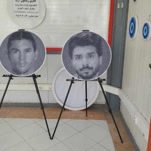 عکس گروه هنری ریسمون آرت ( تابلو میخ و نخ )