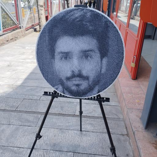 عکس گروه هنری ریسمون آرت ( تابلو میخ و نخ )