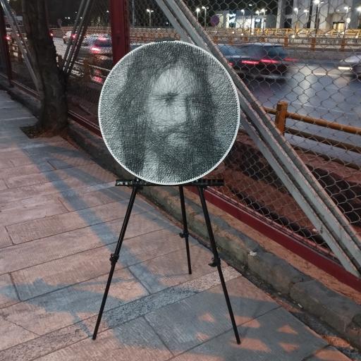 عکس گروه هنری ریسمون آرت ( تابلو میخ و نخ )