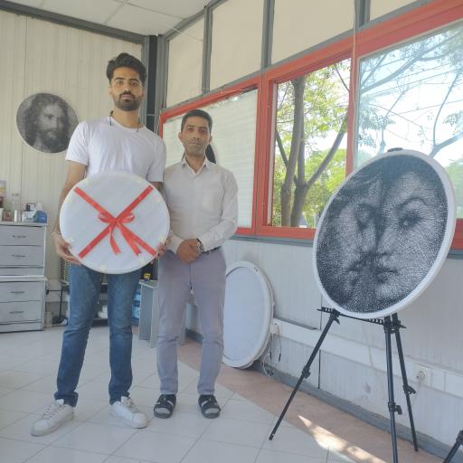 عکس گروه هنری ریسمون آرت ( تابلو میخ و نخ )