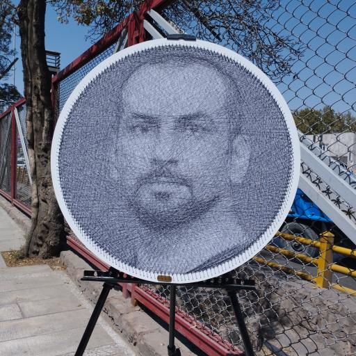 عکس گروه هنری ریسمون آرت ( تابلو میخ و نخ )