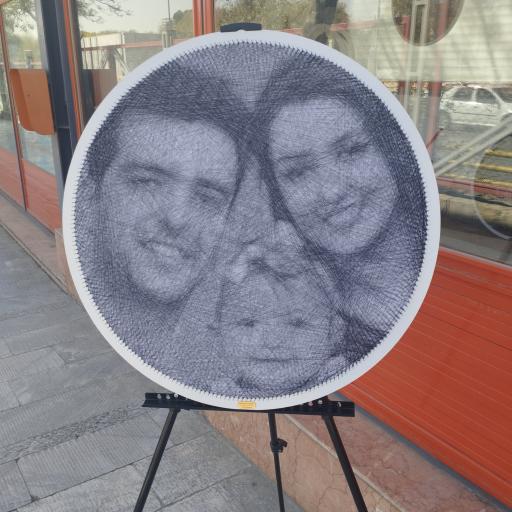 عکس گروه هنری ریسمون آرت ( تابلو میخ و نخ )