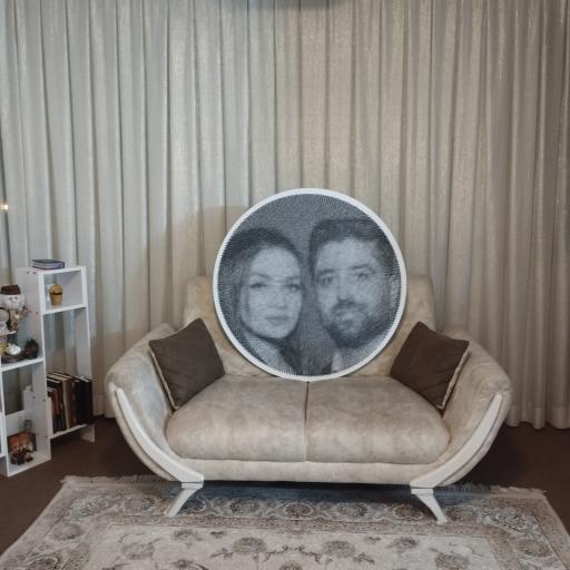 عکس گروه هنری ریسمون آرت ( تابلو میخ و نخ )