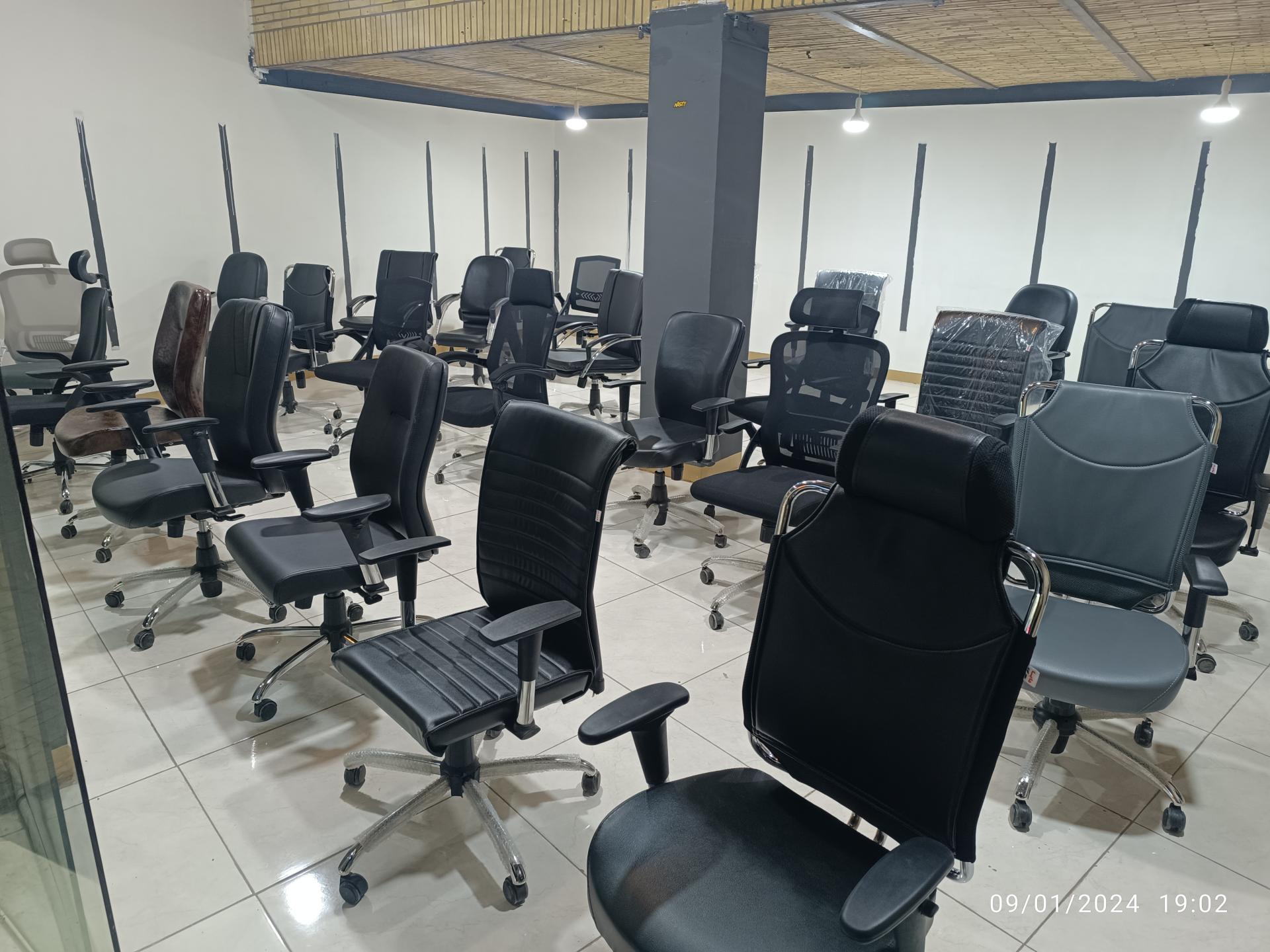 عکس تولیدی صندلی اداری اسدی
