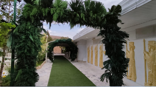 عکس تالار پذیرایی باغ ایرانی چهارگل