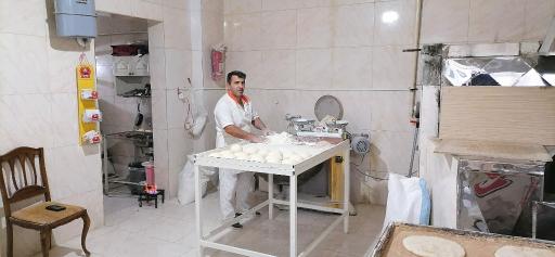 عکس نان بربری قائم