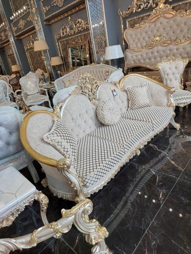 عکس نمایشگاه مبل لاکچری سلاطین