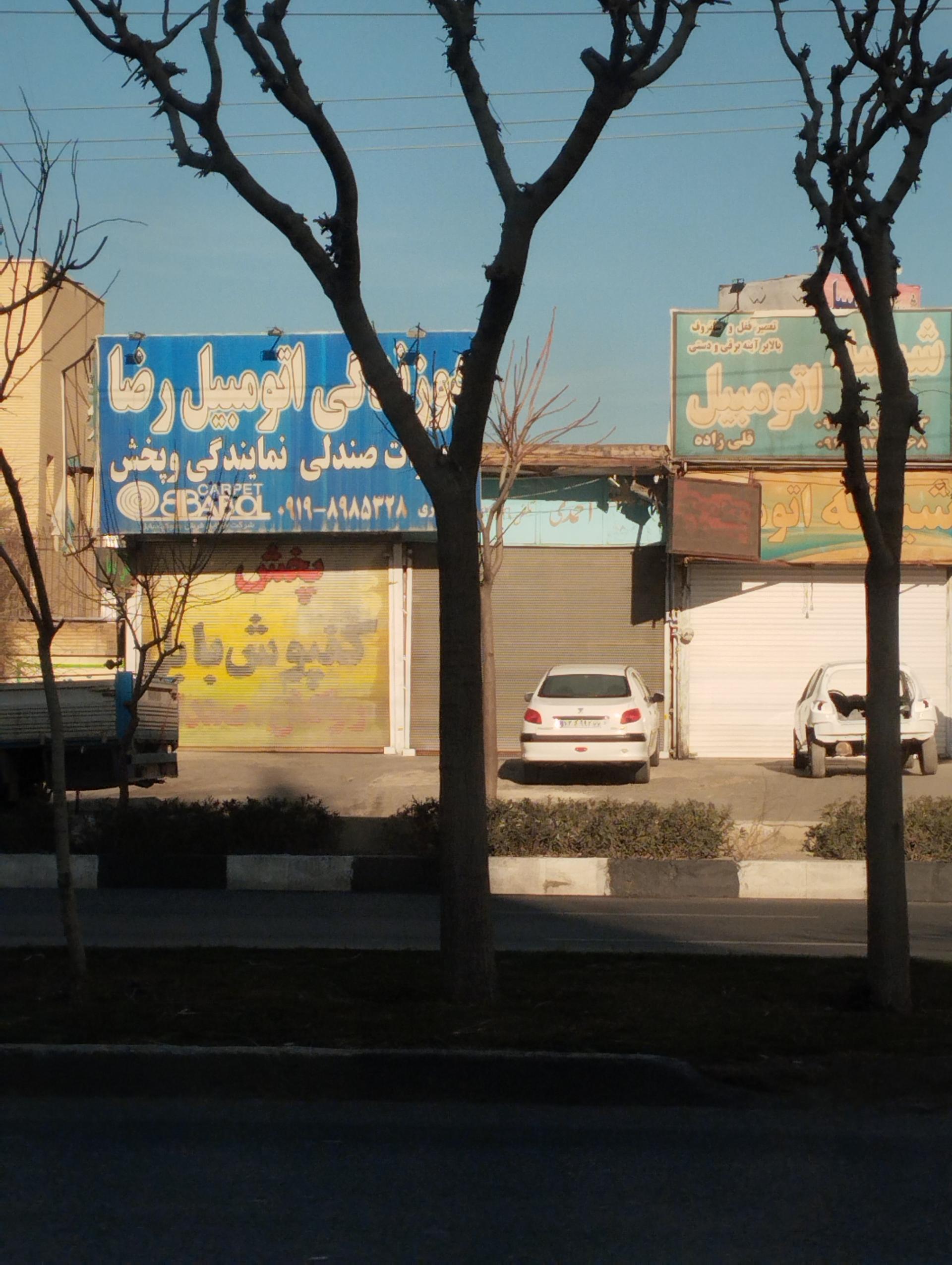 عکس دوزندگی اتومبیل رضا