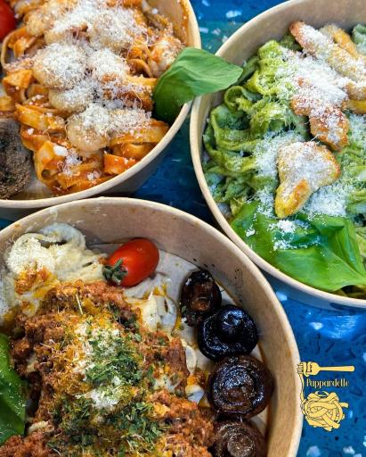 عکس پاستا پاپاردله