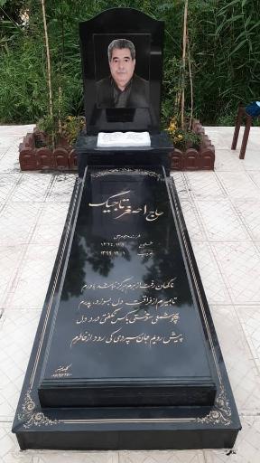 عکس سنگ مزار کلبه هنر مختاری