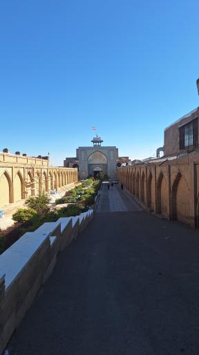 عکس حوض  و حیاط مسجد النبی