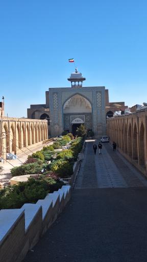 عکس حوض  و حیاط مسجد النبی