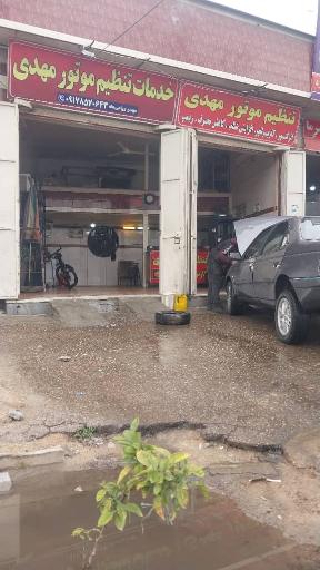 عکس خدمات تنظیم موتور مهدی ریاحی