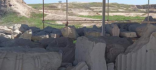 عکس کاخ آپادانای شوش