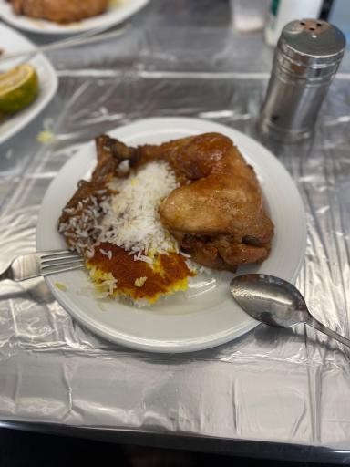 عکس چلو گوشت حاج حسن