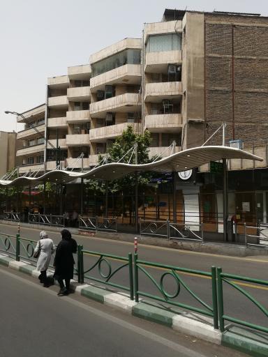 عکس ایستگاه اتوبوس شهید مطهری
