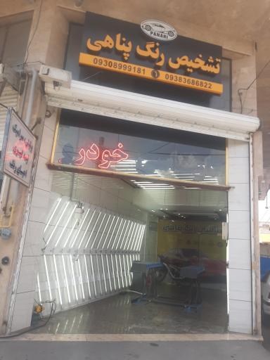 عکس کارشناسی رنگ خودرو پناهی