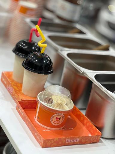 عکس بستنی و آبمیوه تاملی