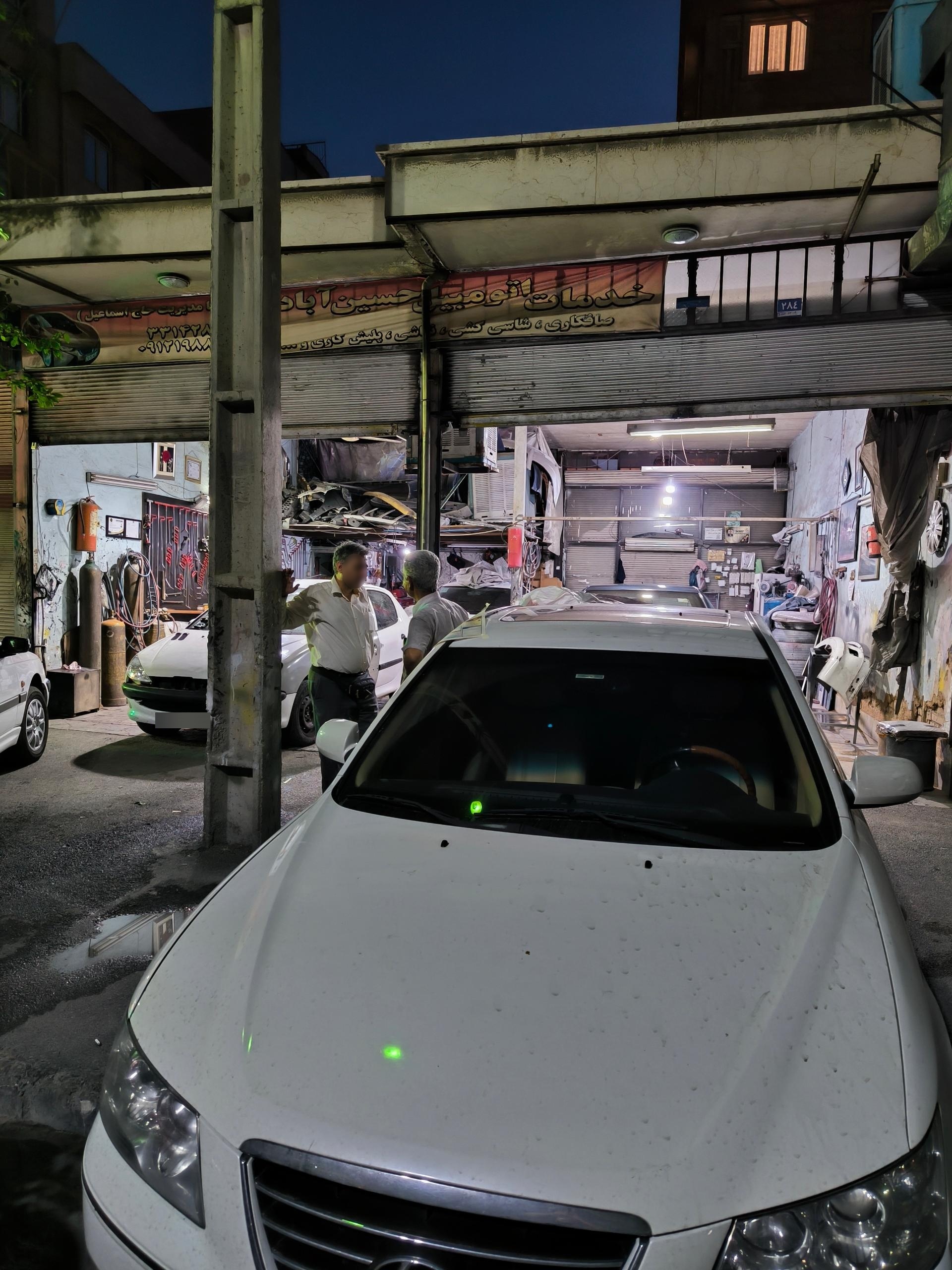 عکس صافکاری و نقاشی حاج اسماعیل حسین آبادی 