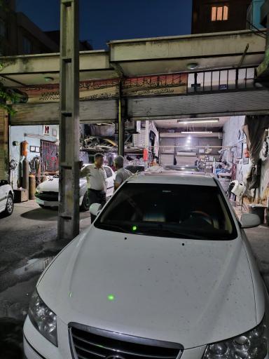 عکس صافکاری و نقاشی حاج اسماعیل حسین آبادی 