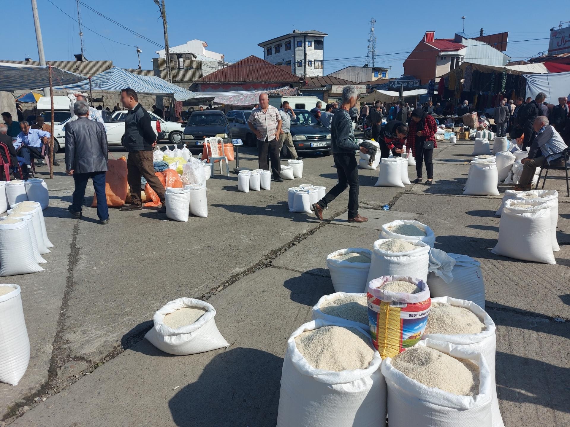 عکس بازار برنج جمعه بازار 