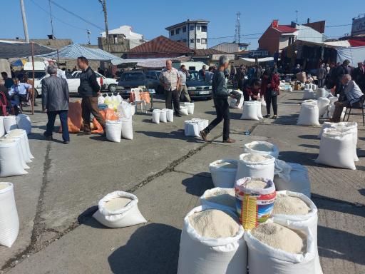 عکس بازار برنج جمعه بازار 