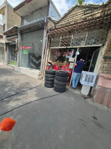 عکس تعمیر رینگ و لاستیک علی