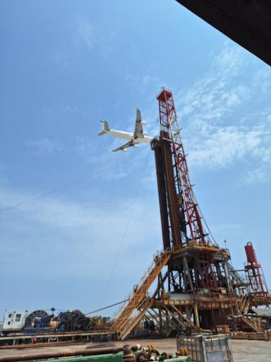 عکس دکل ۶۱ شرکت ملی حفاری ایران