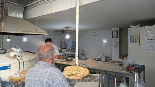 عکس نانوایی بربری سبوسدار