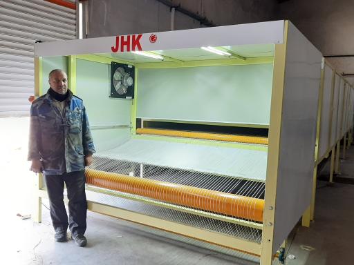 عکس کارگاه ماشین آلات صنعت چرم JHK