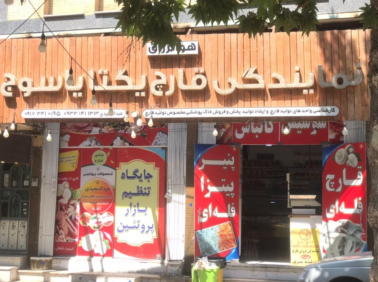 عکس نمایندگی قارچ و پروتئین یکتا