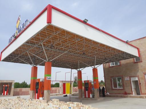 عکس پمپ بنزین پهلوان شیر حصار