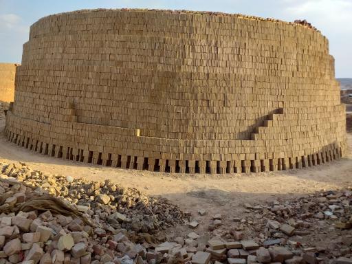 عکس کارخانه آجر های سنتی نما حاج عباس نوروززاده