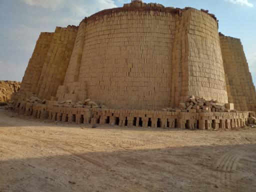 عکس کارخانه آجر های سنتی نما حاج عباس نوروززاده
