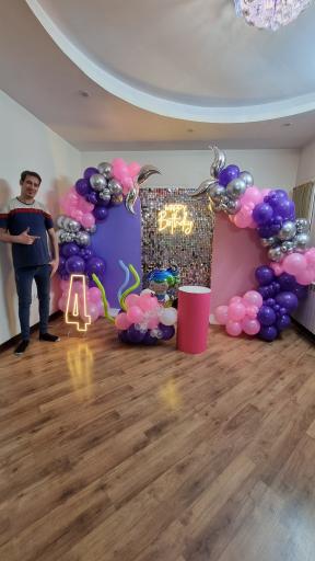 عکس تم تولد و بادکنک آرایی شهرشادی