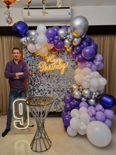 عکس تم تولد و بادکنک آرایی شهرشادی